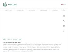 Tablet Screenshot of meoclinic.de